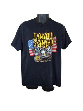 Lynyrd Skynyrd Last Of The Street Survivors Farewell Tour T-Shirt Black Mens Siz